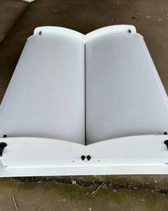 Double ceiling inlet 4200 m3/h w/ closing pin assembled